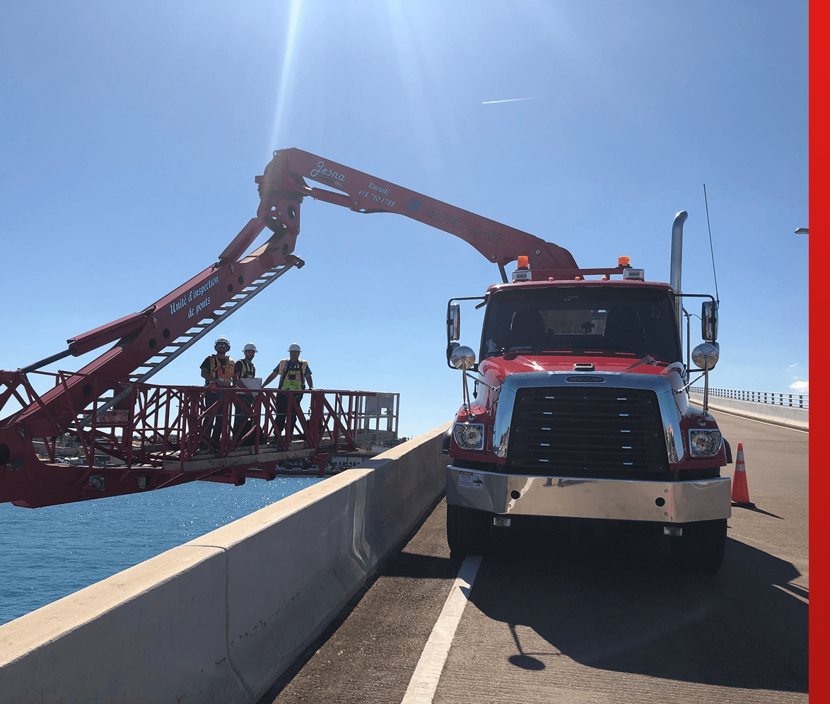 Équipements d'accès sous structures et ponts Location Jesna.